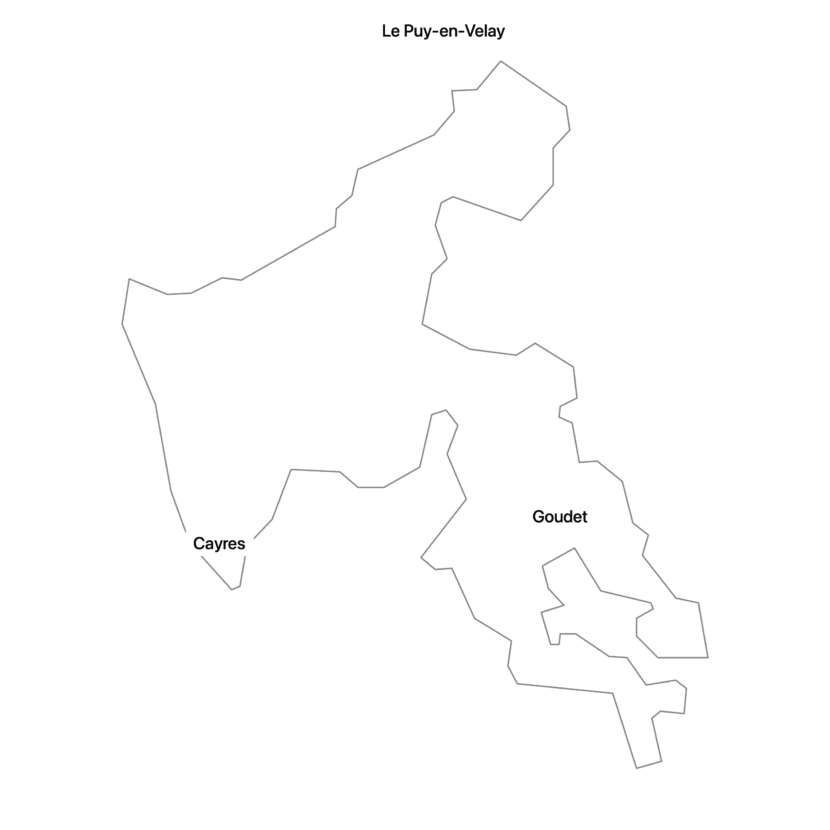parcours du séjour Les eaux volcaniques à vélo